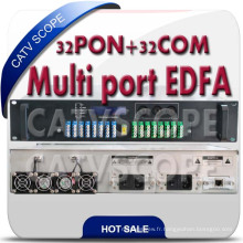 Amplificateur à fibre optique CATV 1550nm avec port 32 Pon pour le réseau Tri-Play
